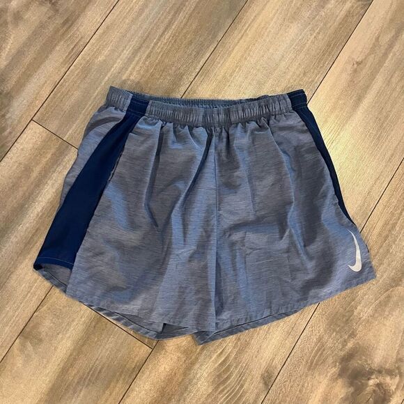 Nike Blue Athletic Workout Shorts Men Medium‎ Bin J-6 - Picture 1 of 5